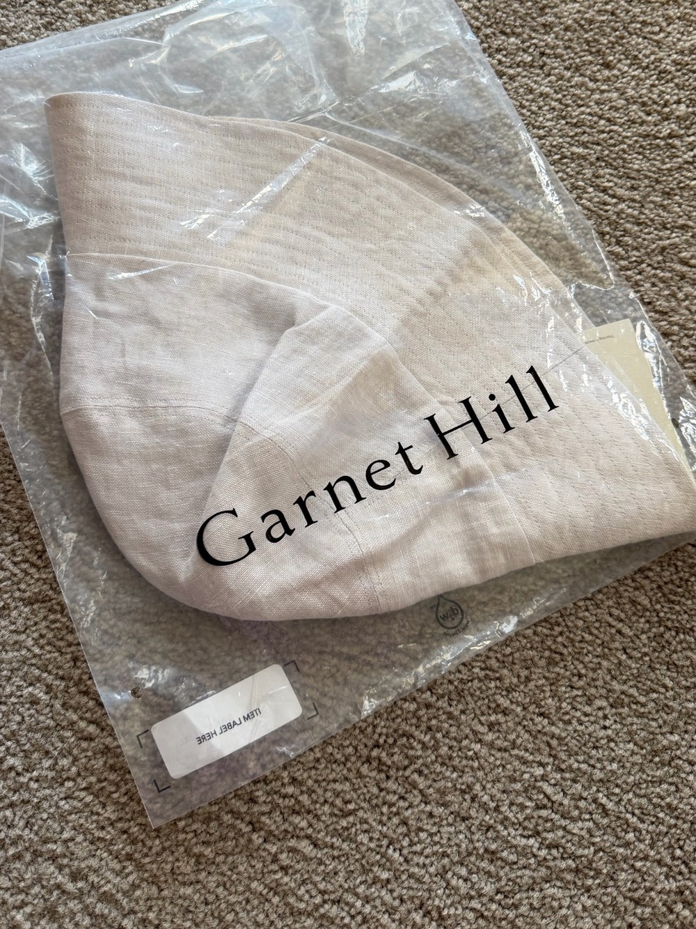GARNET HILL Beachcomber Linen Bucket Hat SZ L/XL - Picture 4 of 4